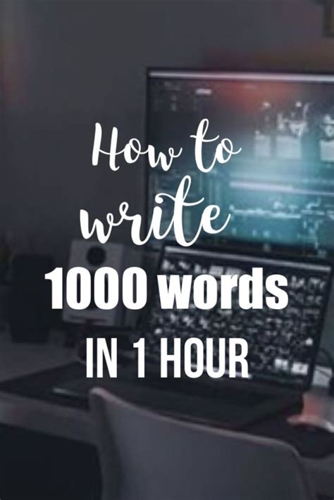 Can I write 1,000 words in 20 minutes?