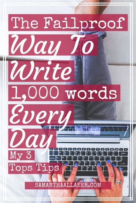 Can I write 1,000 words in a day?