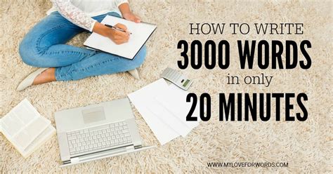 Can I write 3000 words in 8 hours?