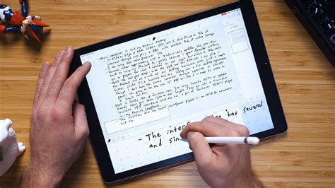 Can I write documents on a tablet?