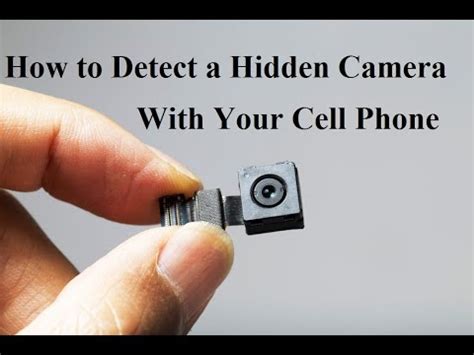 Can Iphone camera detect hidden cameras?
