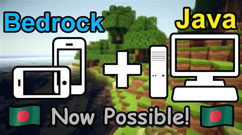 Can Java and bedrock play together?
