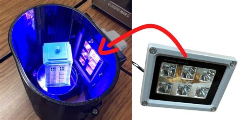 Can LED lights cure resin?