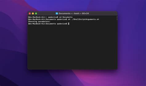 Can Mac run shell script?