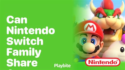 Can Nintendo family share games?
