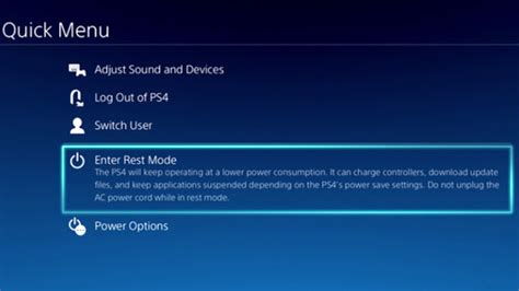 Can PS4 transfer data in rest mode?