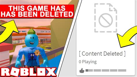 Can Roblox games be deleted?