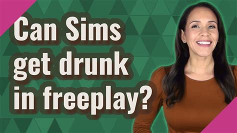 Can Sims get drunk?