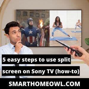 Can Sony TV split screen?