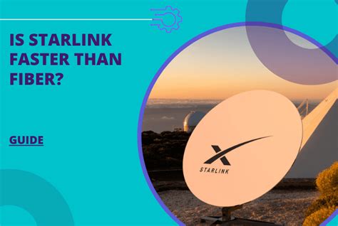 Can Starlink be faster than fiber?