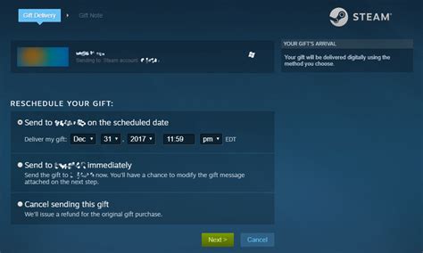 Can Steam gift be revoked?