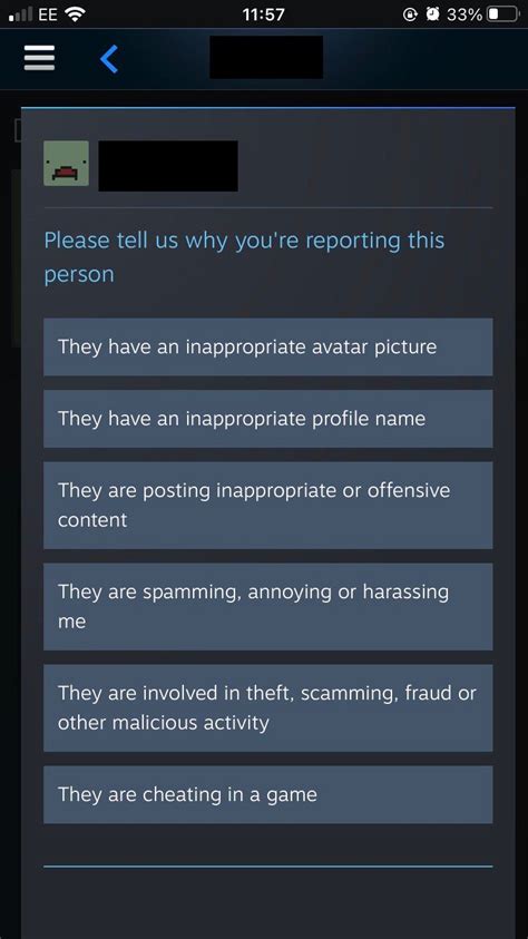 Can Steam users see who reported them?