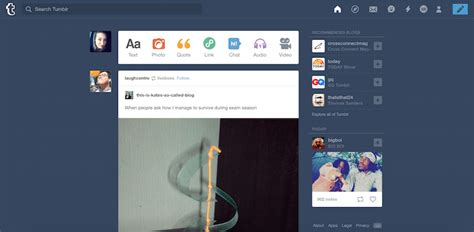 Can Tumblr be used for blogging?