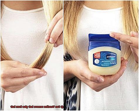 Can Vaseline remove glue from hair?