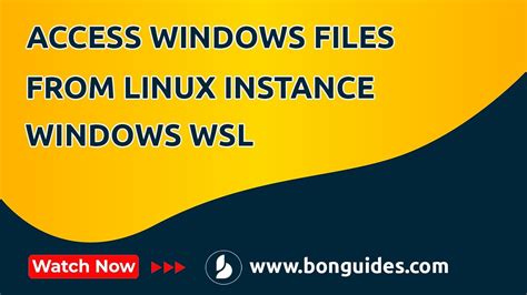 Can WSL access Windows files?