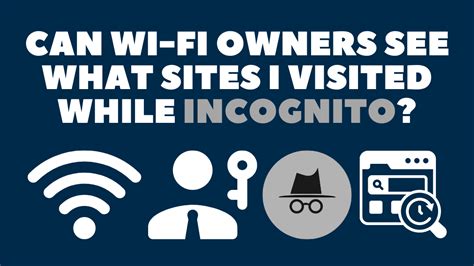 Can WiFi owner see what sites I visited Incognito?