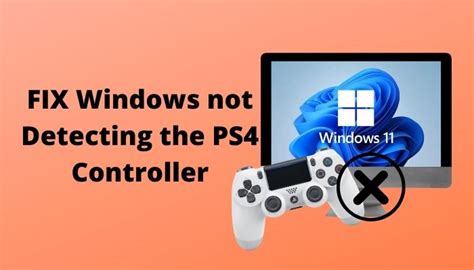 Can Windows detect PS4 controller?