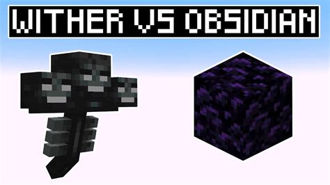 Can Wither break obsidian?