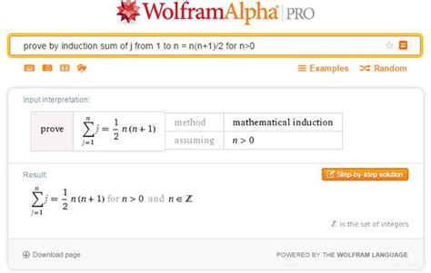 Can Wolfram Alpha do math proofs?