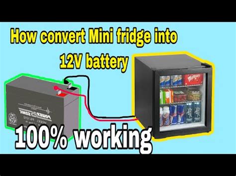 Can a 12 volt battery run a refrigerator?