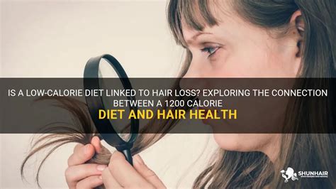 Can a 1200 calorie diet cause hair loss?