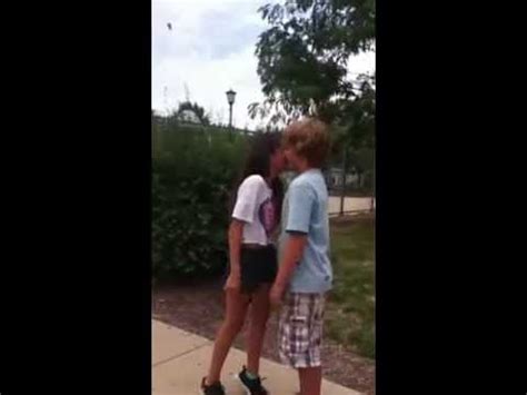 Can a 13 year old and a 12 year old kiss?
