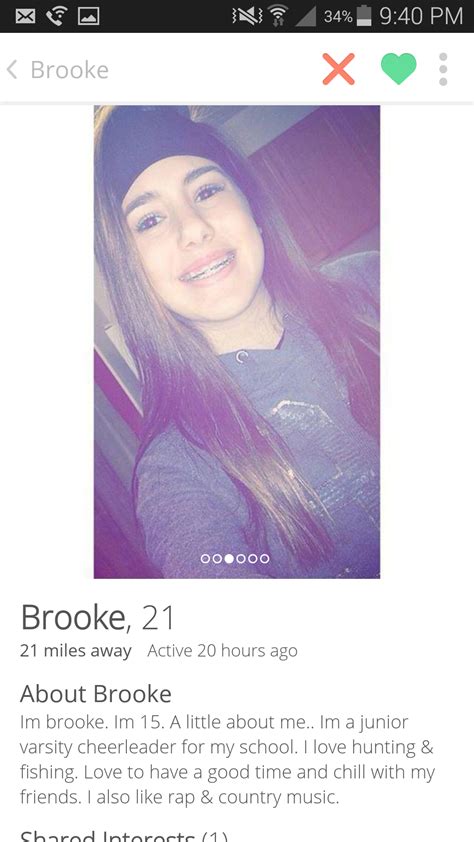 Can a 15 year old go on Tinder?