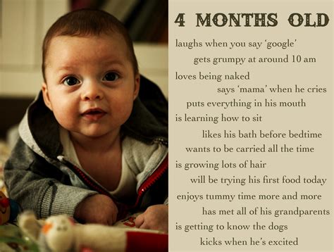 Can a 4 month old say dad?