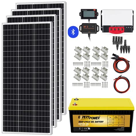 Can a 400W solar panel charge a 200Ah battery?