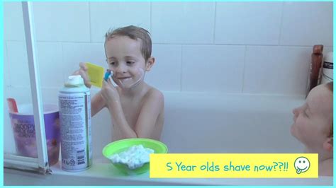 Can a 5 year old shave?