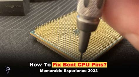 Can a CPU pin be fixed?