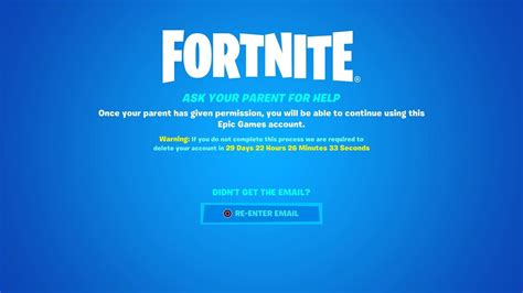 Can a Fortnite account be deleted?