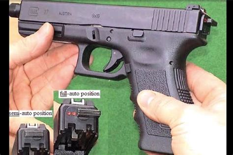 Can a Glock be made automatic?