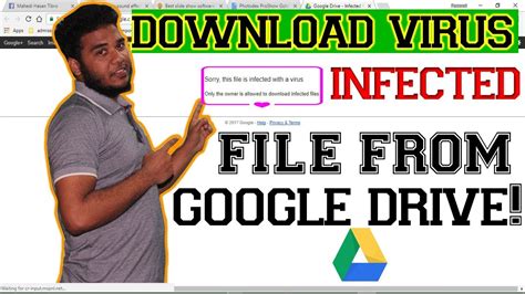 Can a PDF on Google Drive have a virus?