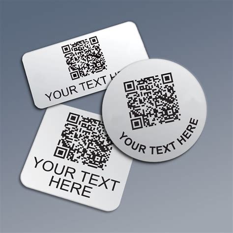 Can a QR code be printed on plastic?