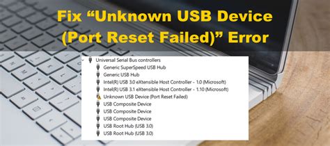 Can a USB port fail?