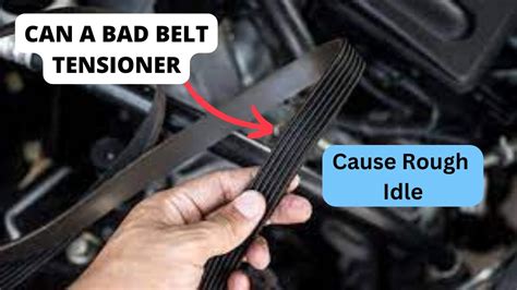 Can a bad belt tensioner cause rattling noise?