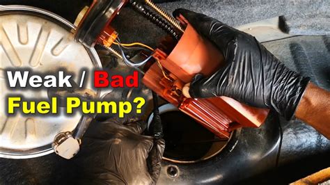 Can a bad fuel pump still run?