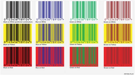 Can a barcode be any color?