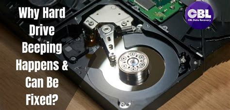Can a beeping hard drive be fixed?