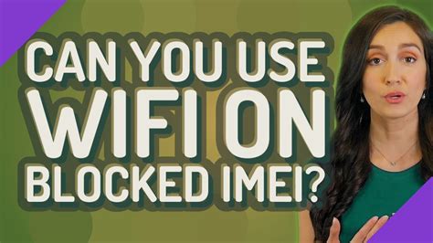 Can a blocked IMEI use WiFi?