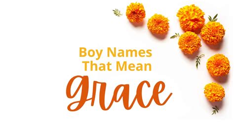 Can a boy be called Grace?