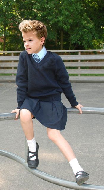 Can a boy wear a skirt to school?