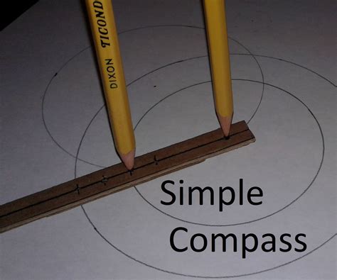 Can a compass draw a circle?