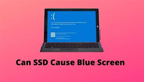 Can a corrupted SSD cause blue screen?