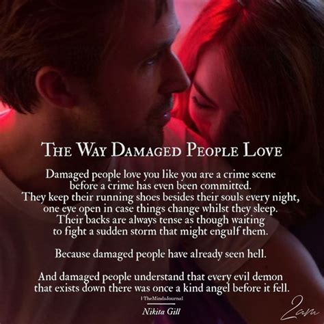Can a damaged person love again?