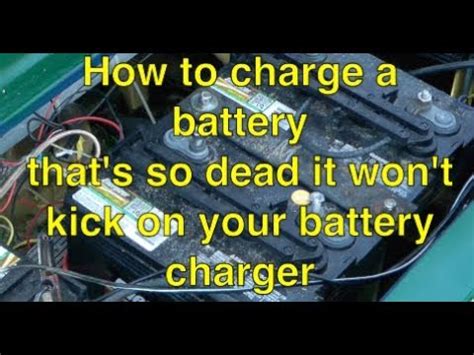 Can a dead battery be charged again?