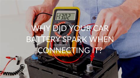 Can a dead battery spark?