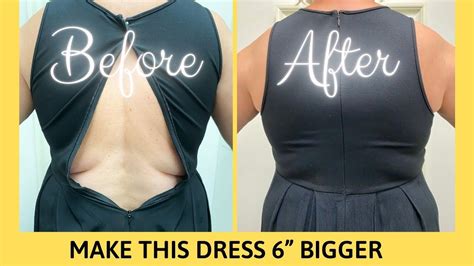 Can a dress be made a size bigger?