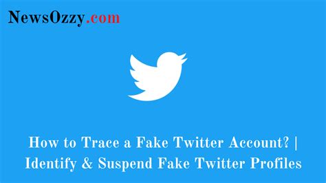 Can a fake Twitter account be traced?
